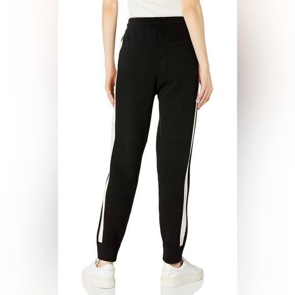 French Connection FCUK Black/Winter White Lakra Knit Track Pants Top Set NWT S - Picture 11 of 12